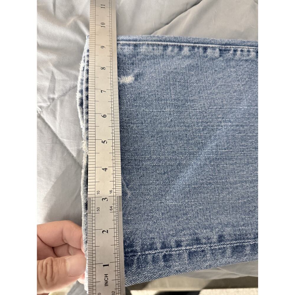 Abercrombie Fitch Jeans Men’s 34x32 Low Rise Slim Straight Distressed - Picture 10 of 12